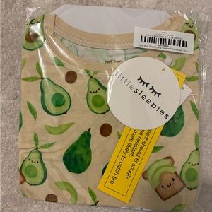 COPY - Little Sleepies Avocado Toast LS pj set 5/6